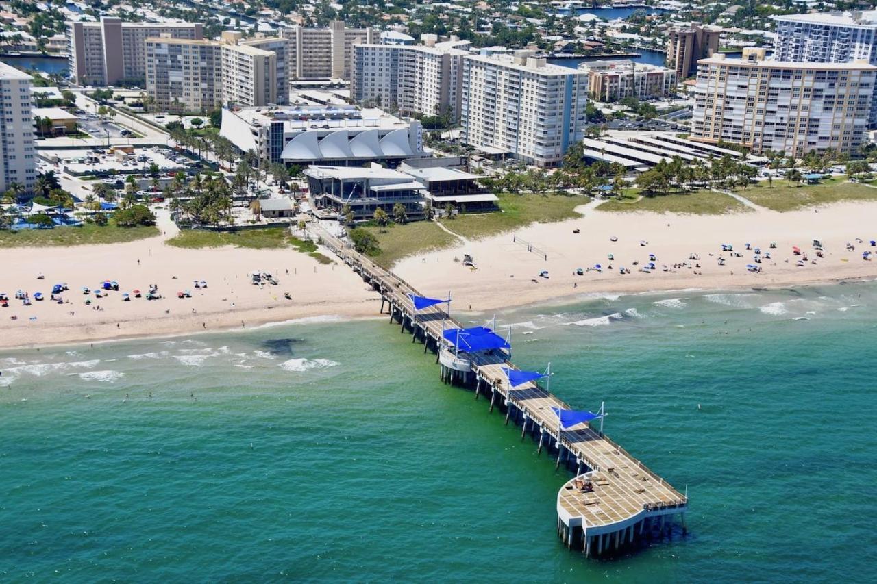 Luxury Private Beach Water-Side Ocean Baby Escape!! Apartment Pompano Beach Bagian luar foto